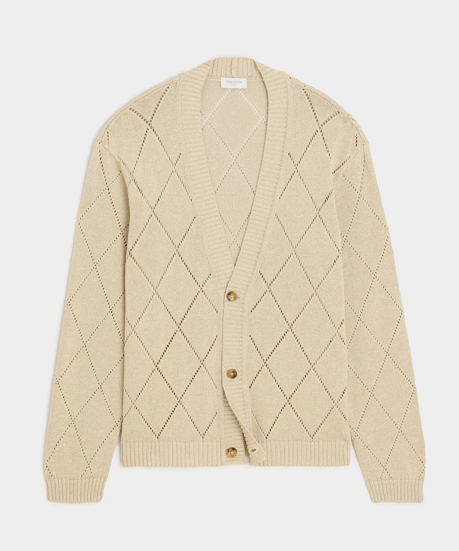 Argyle Cardigan sold by Todd Snyder