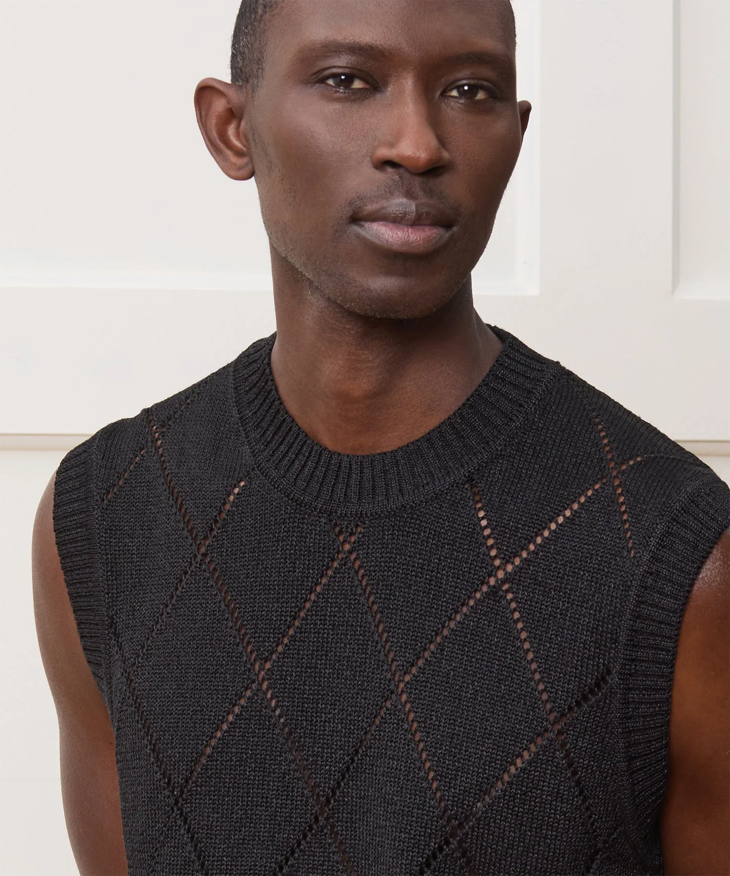 Argyle Sweater Vest sold by Todd Snyder product image thumbnail 4