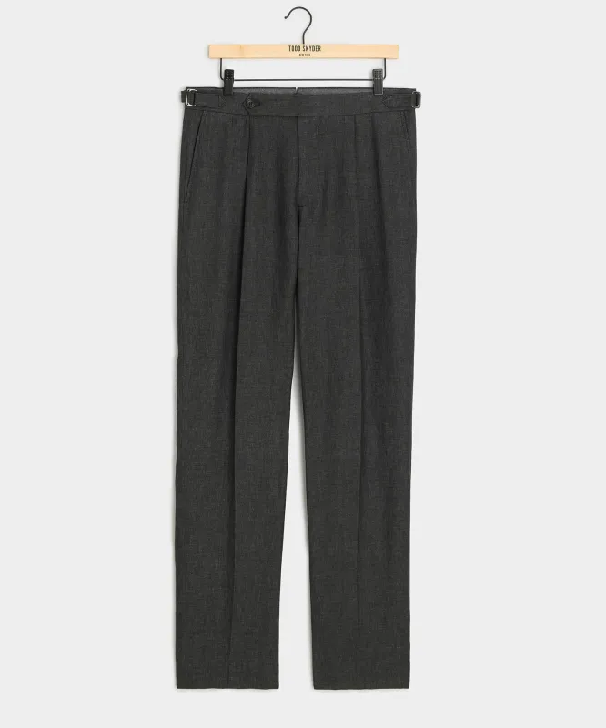 Italian Linen Side Tab Trouser sold by Todd Snyder