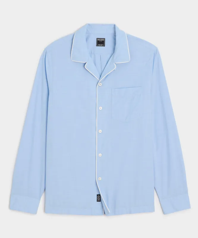 Cotton-Silk Pajama Shirt sold by Todd Snyder