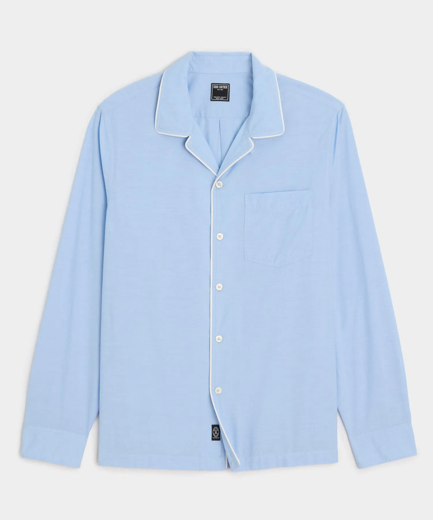 Cotton-Silk Pajama Shirt sold by Todd Snyder