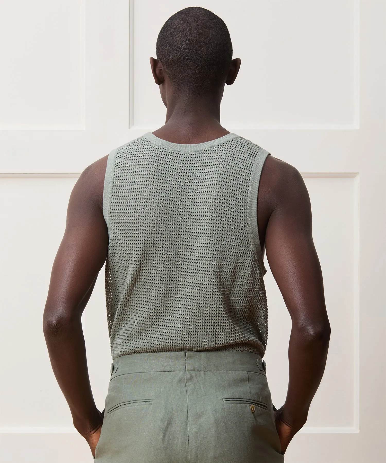 Luxe Mesh Tank sold by Todd Snyder product image thumbnail 5