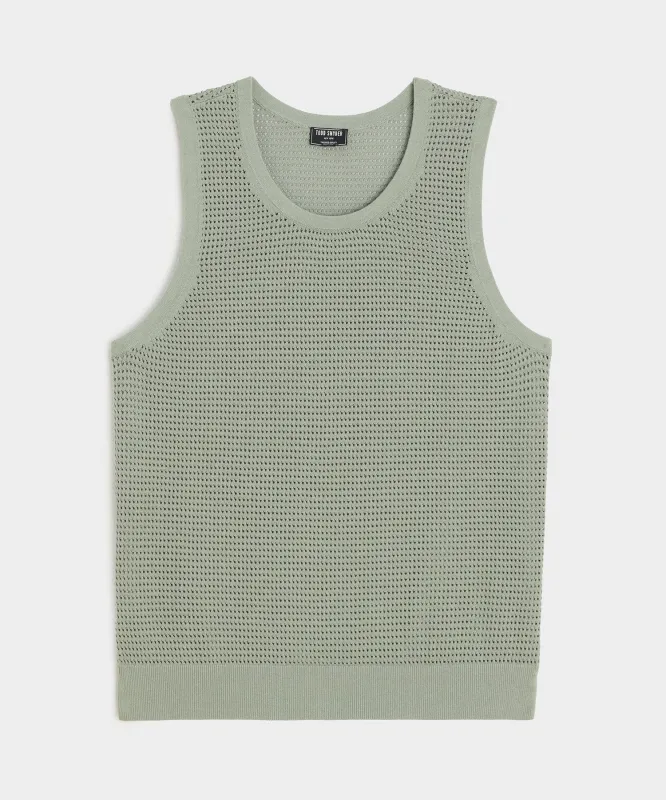 Luxe Mesh Tank sold by Todd Snyder