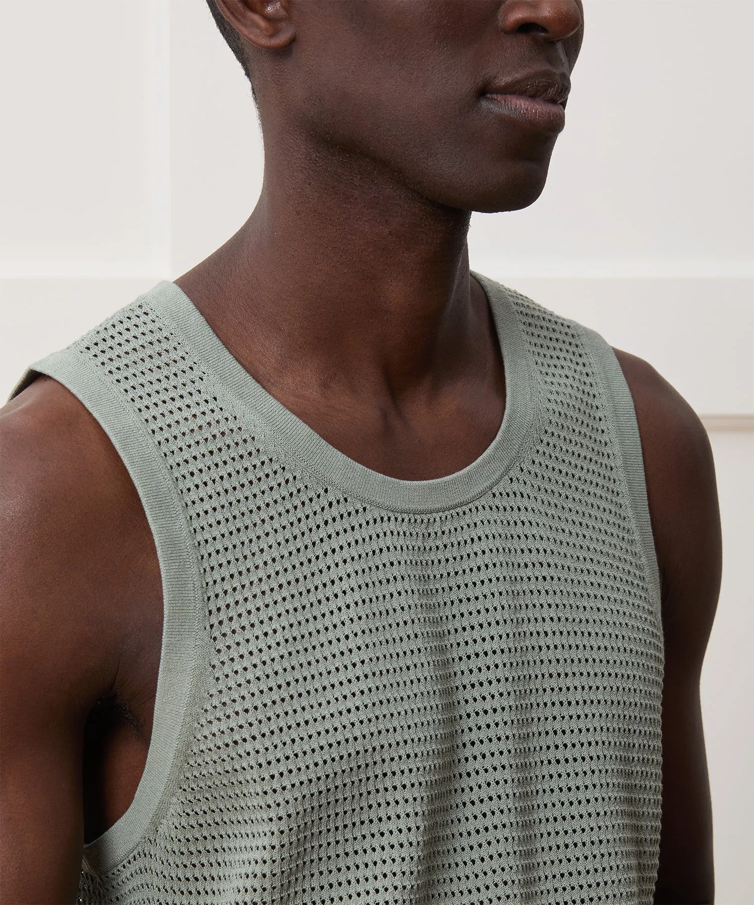 Luxe Mesh Tank sold by Todd Snyder product image thumbnail 4