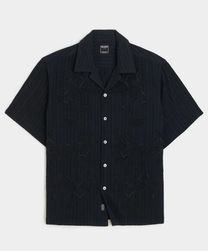 Cropped Cotton Camp Collar Shirt sold by Todd Snyder