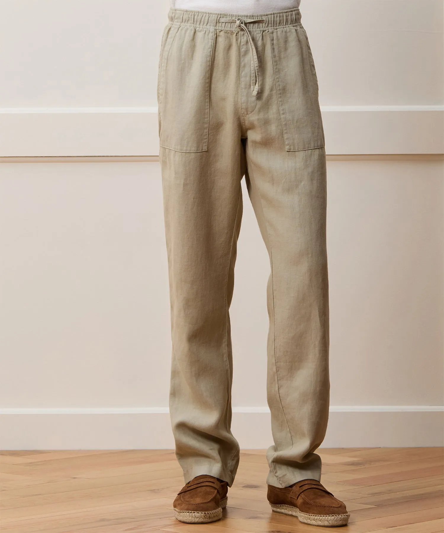Straight Fit Linen Beach Pant sold by Todd Snyder product image thumbnail 2