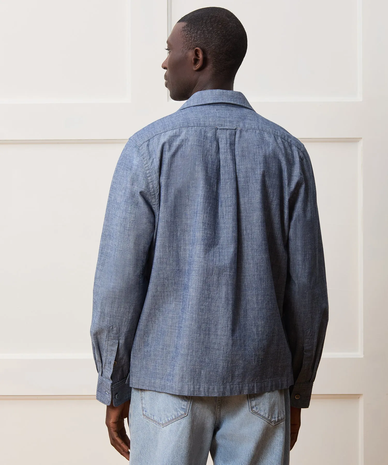Chambray Hollywood Shirt sold by Todd Snyder product image thumbnail 4