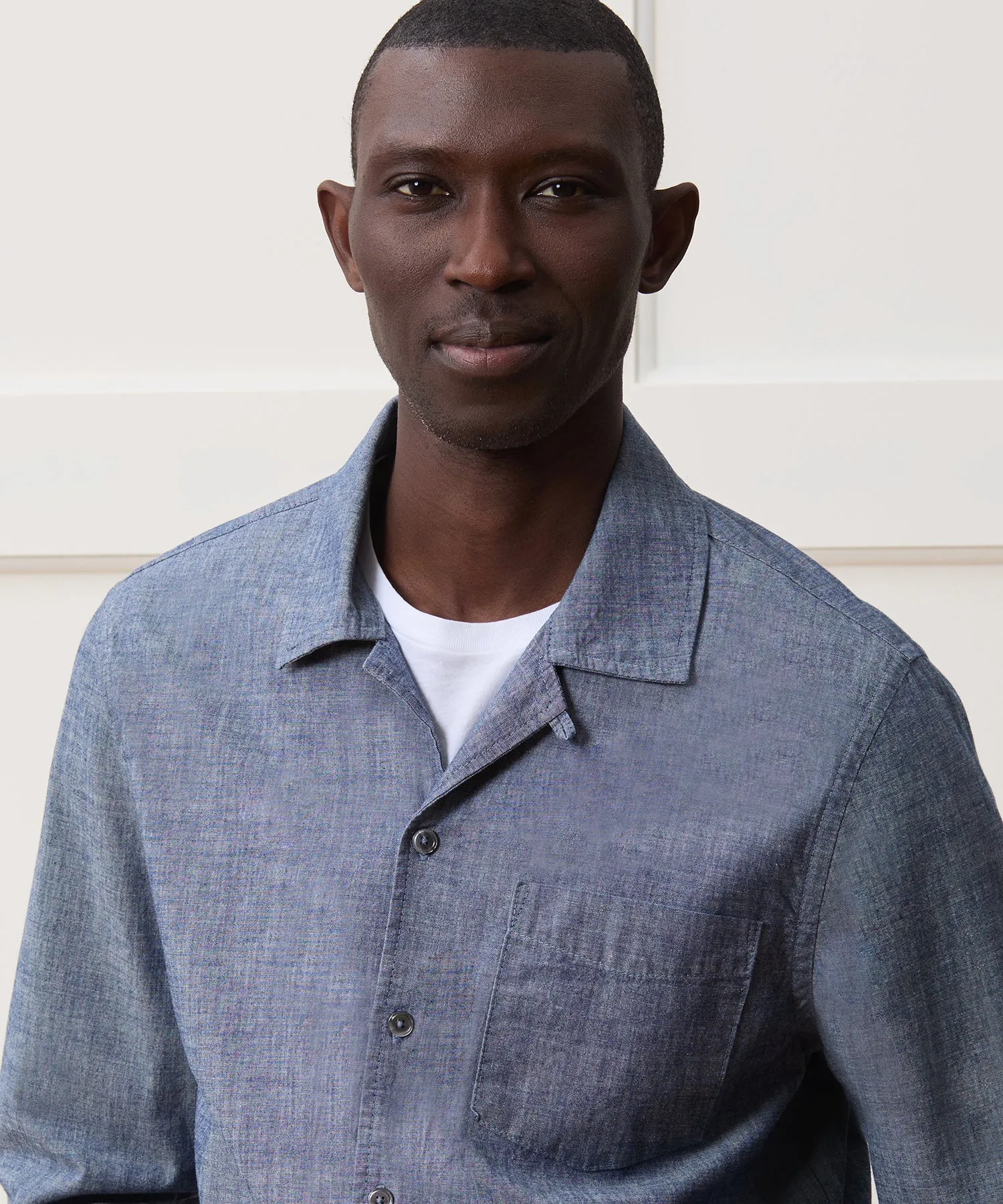 Chambray Hollywood Shirt sold by Todd Snyder product image thumbnail 5