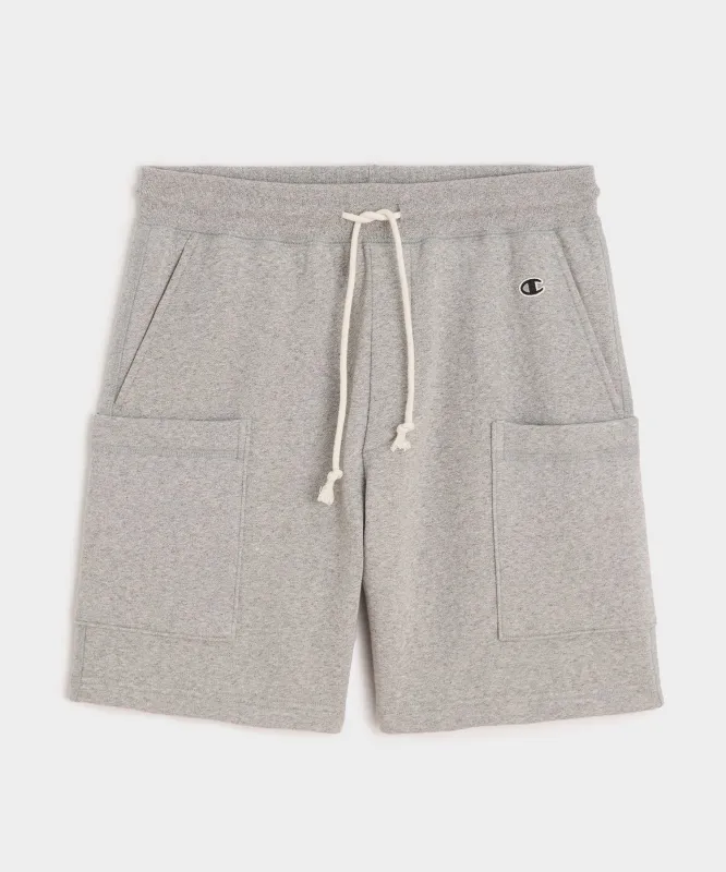 Champion 7" Cargo Sweatshort sold by Todd Snyder