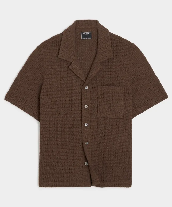 Relaxed Textured Cabana Polo sold by Todd Snyder
