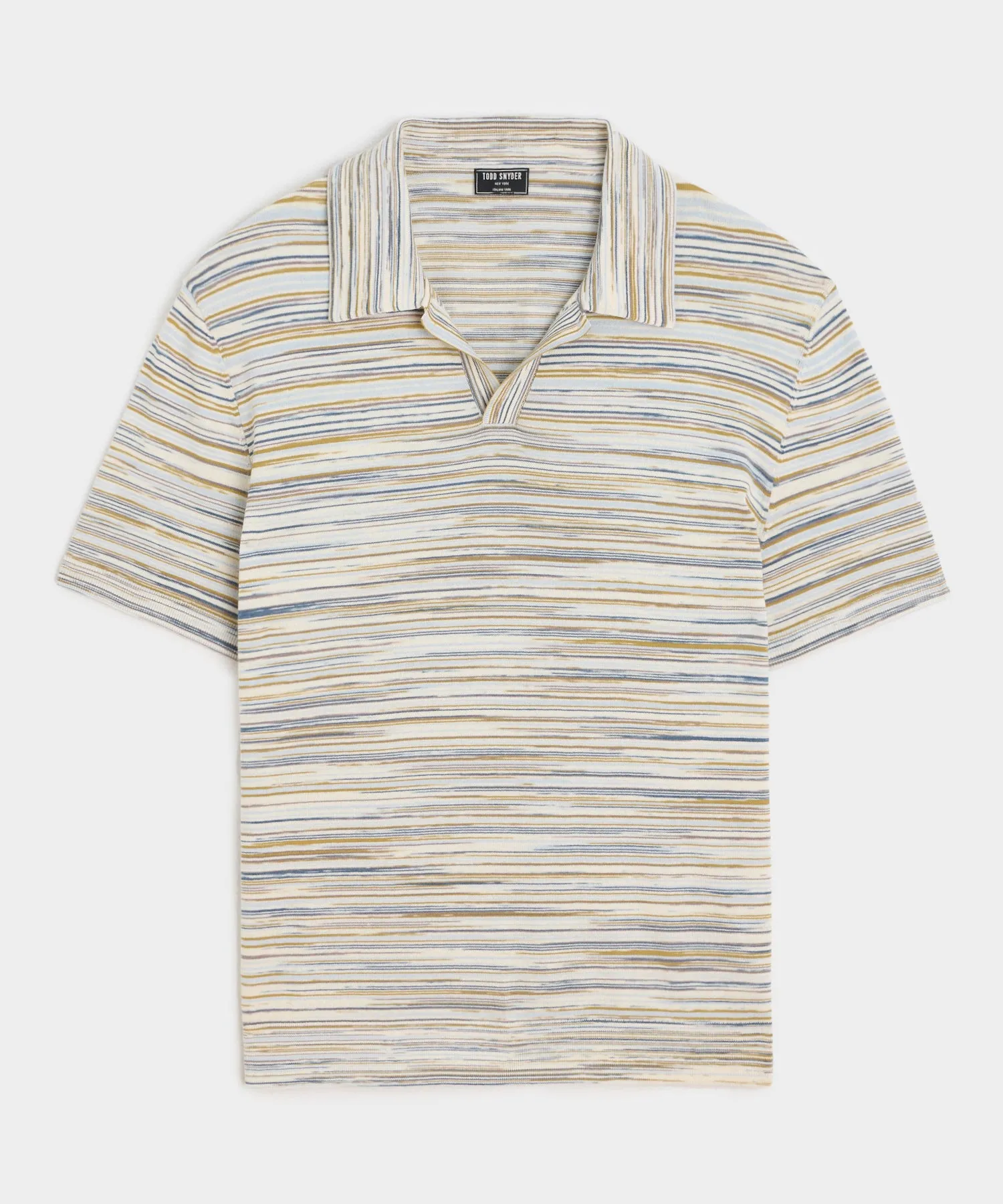 Cotton Space-Dyed Montauk Sweater Polo sold by Todd Snyder