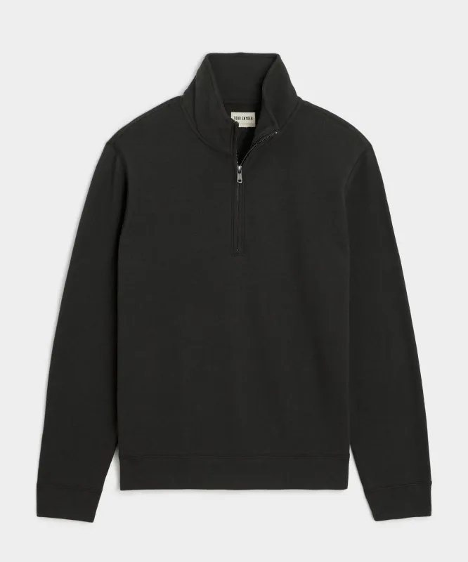 Lightweight Terry Cloth Quarter-Zip made by Todd Snyder
