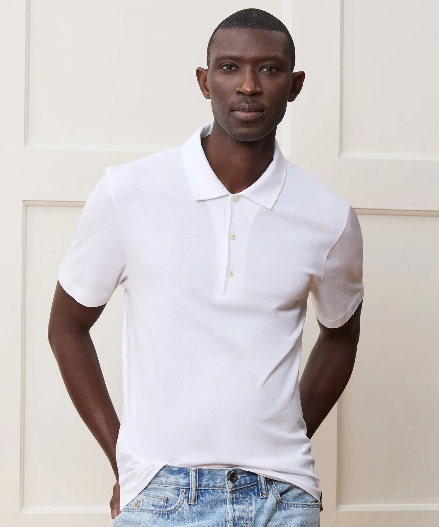 Made In L.A. Jersey Polo sold by Todd Snyder product image thumbnail 2