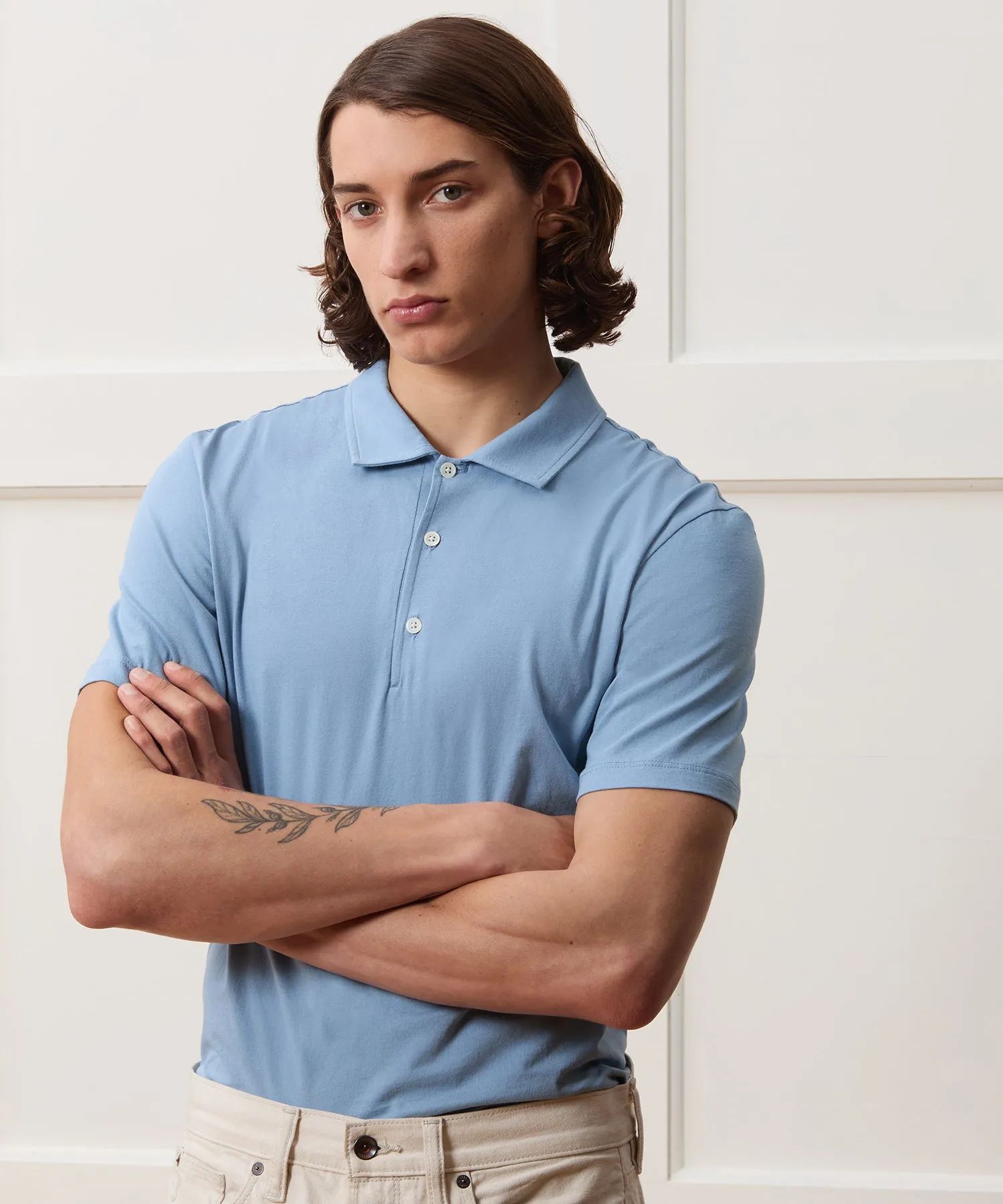 Made In L.A. Jersey Polo sold by Todd Snyder product image thumbnail 2