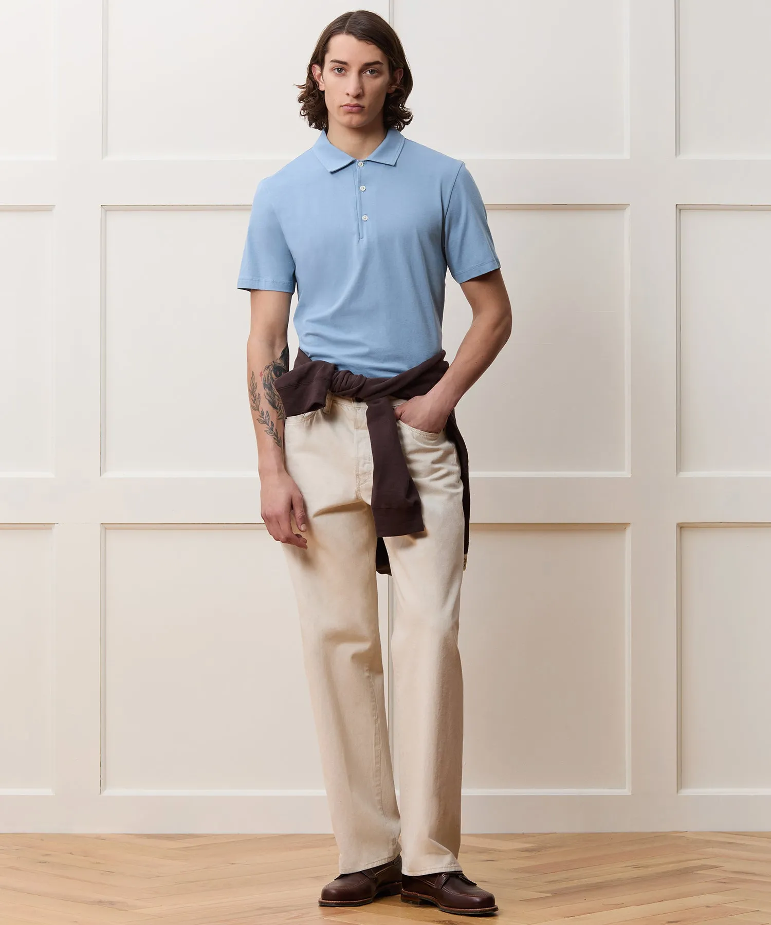 Made In L.A. Jersey Polo sold by Todd Snyder product image thumbnail 3