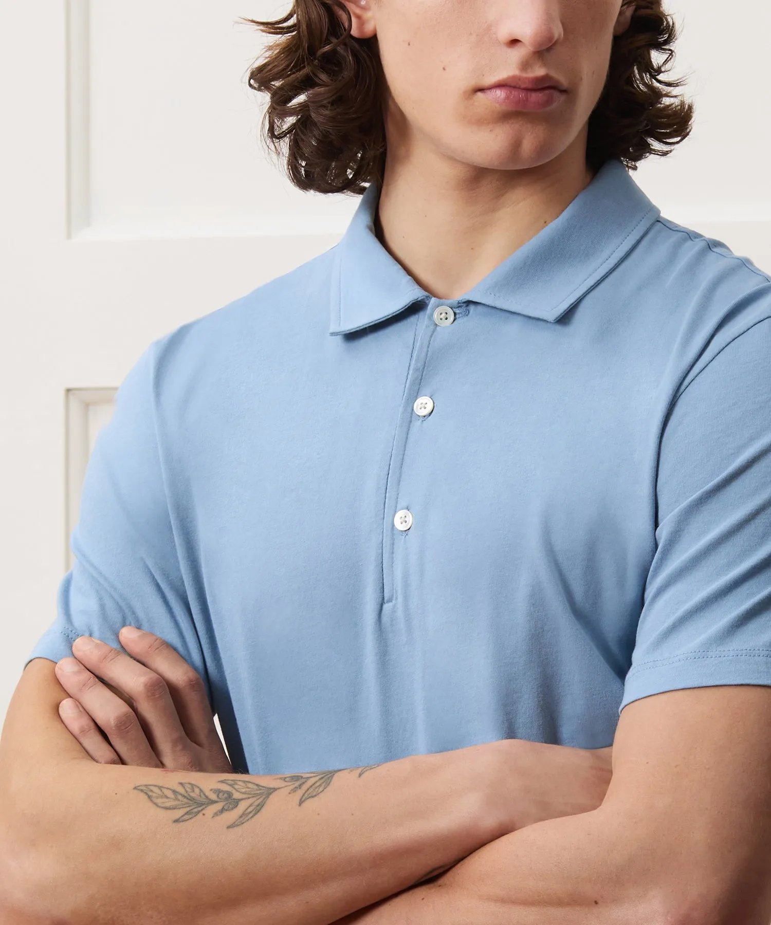 Made In L.A. Jersey Polo sold by Todd Snyder product image thumbnail 4