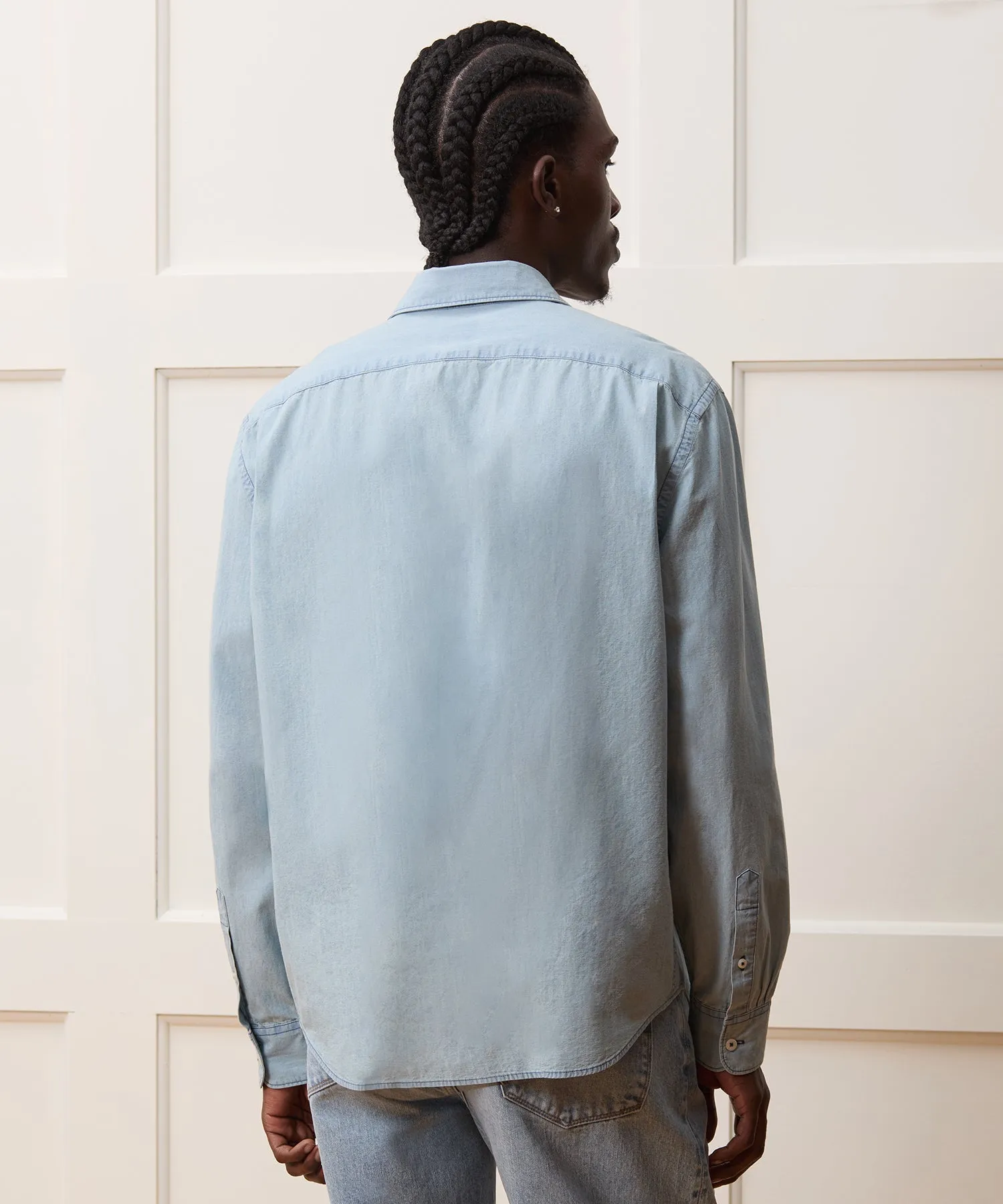 Chambray Big Shirt sold by Todd Snyder product image thumbnail 5