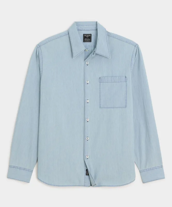 Chambray Big Shirt sold by Todd Snyder
