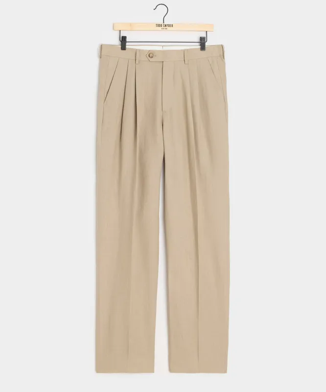 Italian Linen Wythe Trouser sold by Todd Snyder