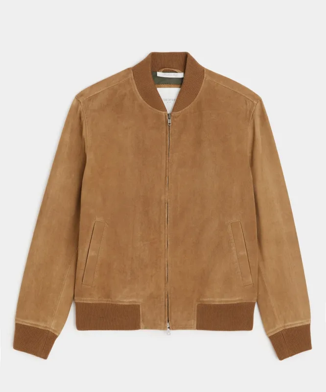 Italian Suede Aviator Jacket sold by Todd Snyder