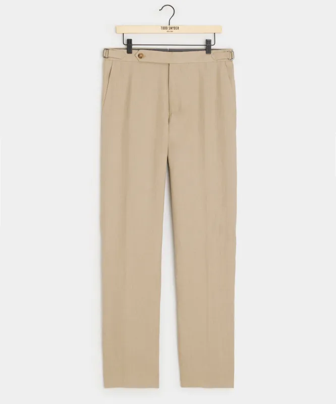 Italian Linen Side Tab Trouser sold by Todd Snyder