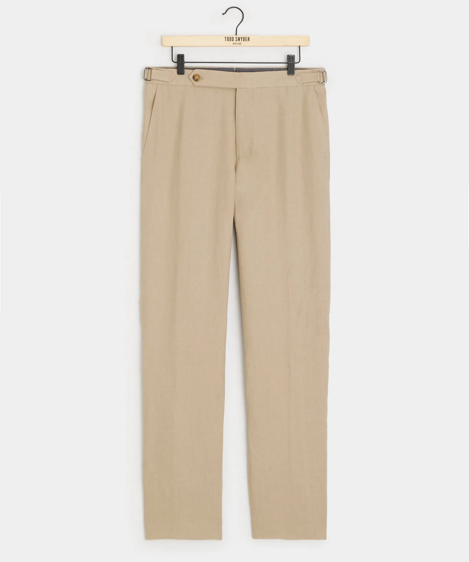 Italian Linen Side Tab Trouser sold by Todd Snyder