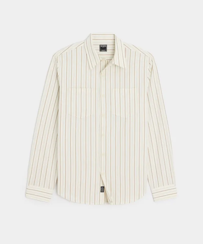 Cotton Dobby Point Collar Shirt sold by Todd Snyder