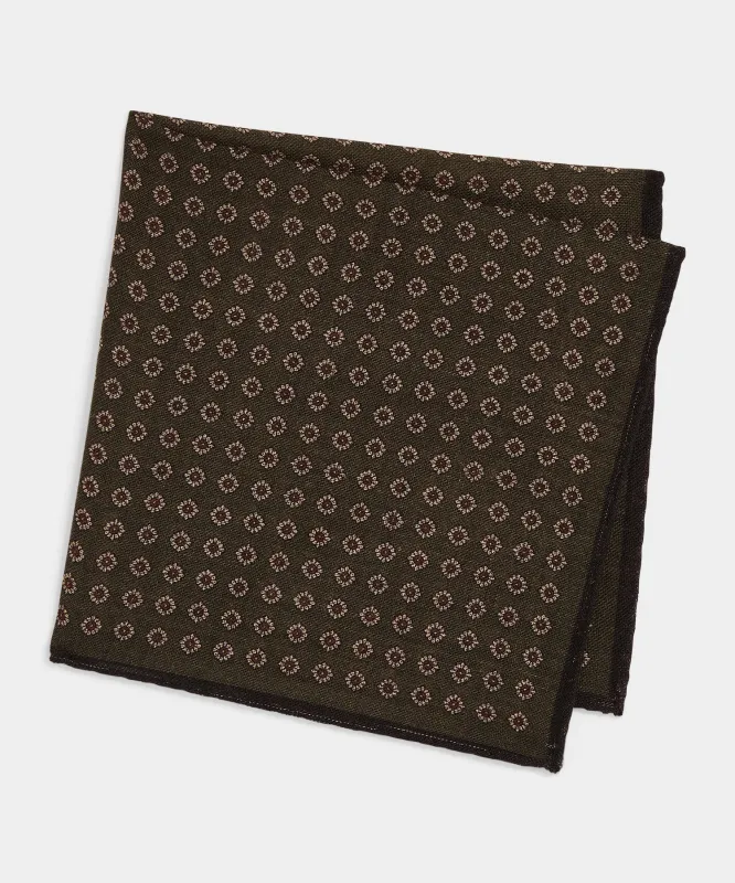 Floral Pocket Square in Green sold by Todd Snyder