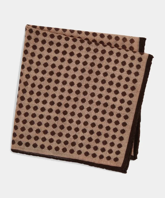 Floral Pocket Square in Cream sold by Todd Snyder