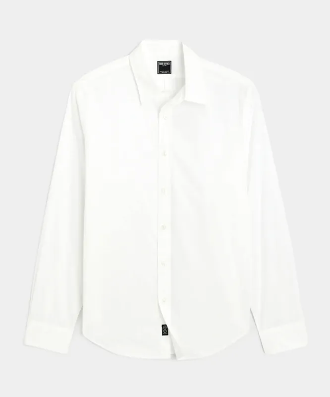 Slim Fit Cotton Poplin Point Collar Shirt sold by Todd Snyder