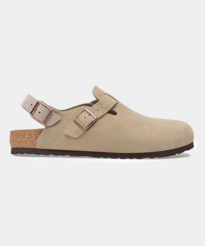 Birkenstock Tokio Suede Clog sold by Todd Snyder