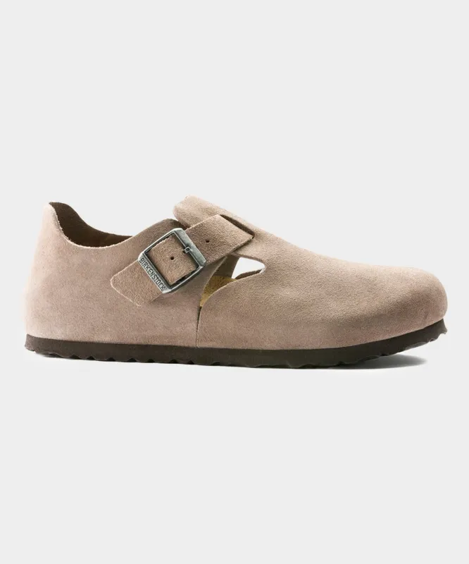 Birkenstock London Suede Clog sold by Todd Snyder