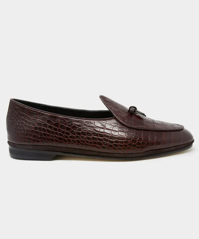Todd Snyder x Rubinacci Croc Marphy Loafer sold by Todd Snyder
