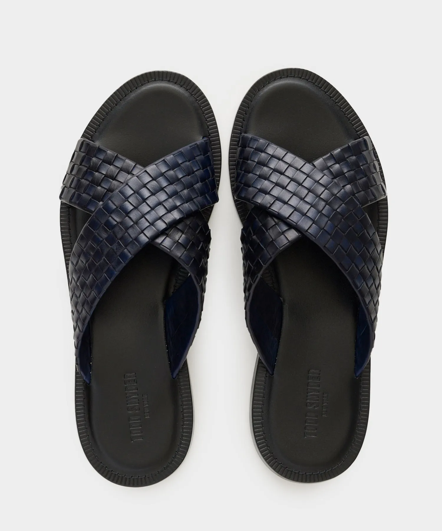 Tuscan Leather Woven Crisscross Sandal sold by Todd Snyder product image thumbnail 3