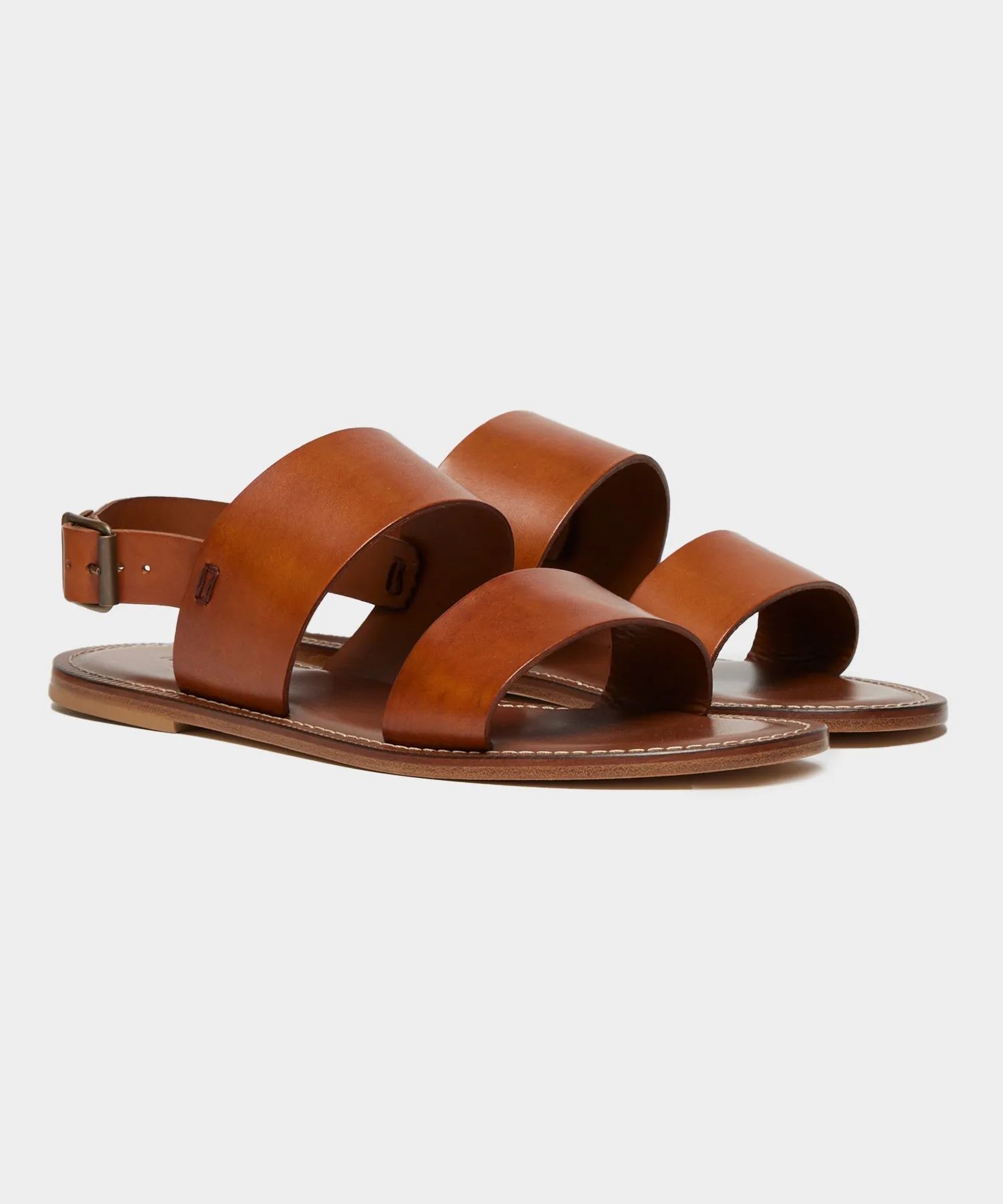Tuscan Leather Double Strap Sandal sold by Todd Snyder product image thumbnail 2