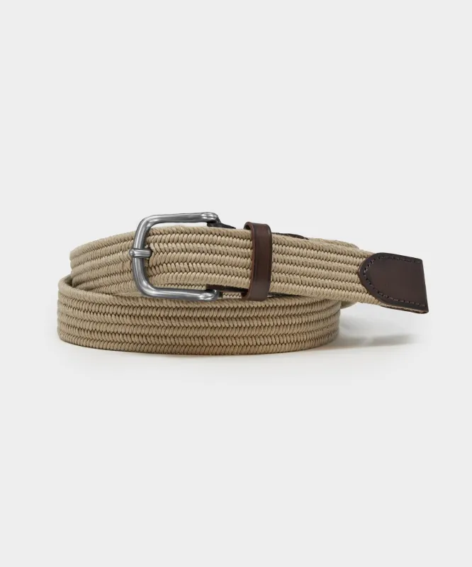 Cotton Stretch Braided Belt sold by Todd Snyder