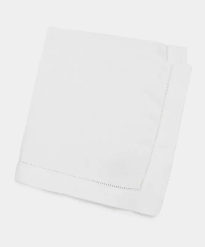 Italian Linen Ajour Edge Pocket Square made by Todd Snyder