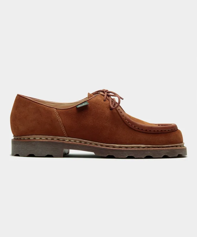 Paraboot Suede Michael Derby Shoe sold by Todd Snyder