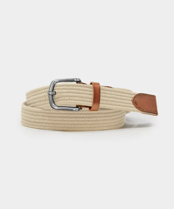 Cotton Stretch Braided Belt sold by Todd Snyder