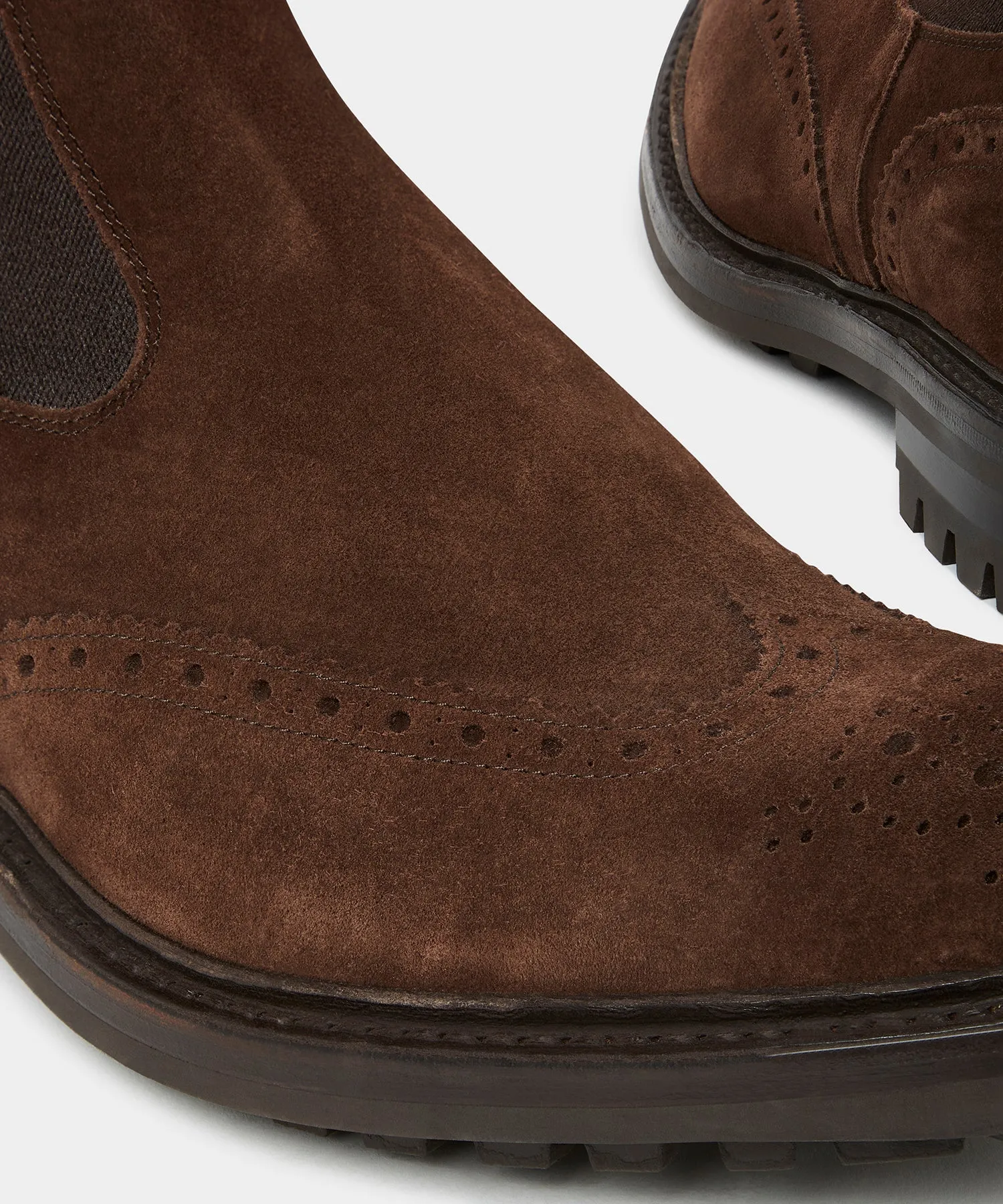 Todd Snyder x Tricker's Henry Wing Cap Chelsea Suede Boot sold by Todd Snyder product image thumbnail 5