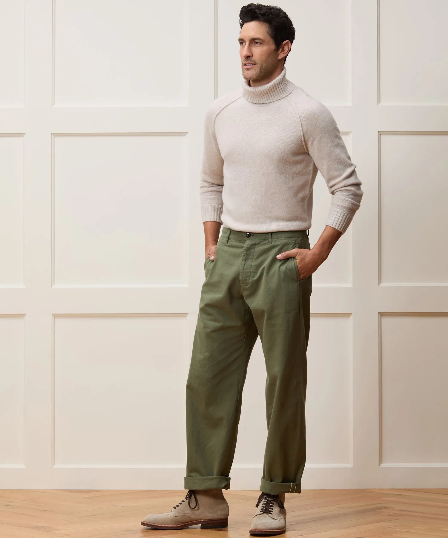 Nomad Cashmere Turtleneck sold by Todd Snyder product image thumbnail 3