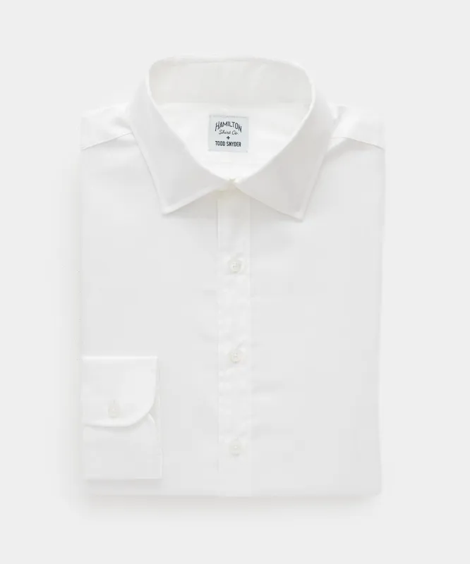 Hamilton + Todd Snyder Cotton Oxford Spread Collar Dress Shirt sold by Todd Snyder