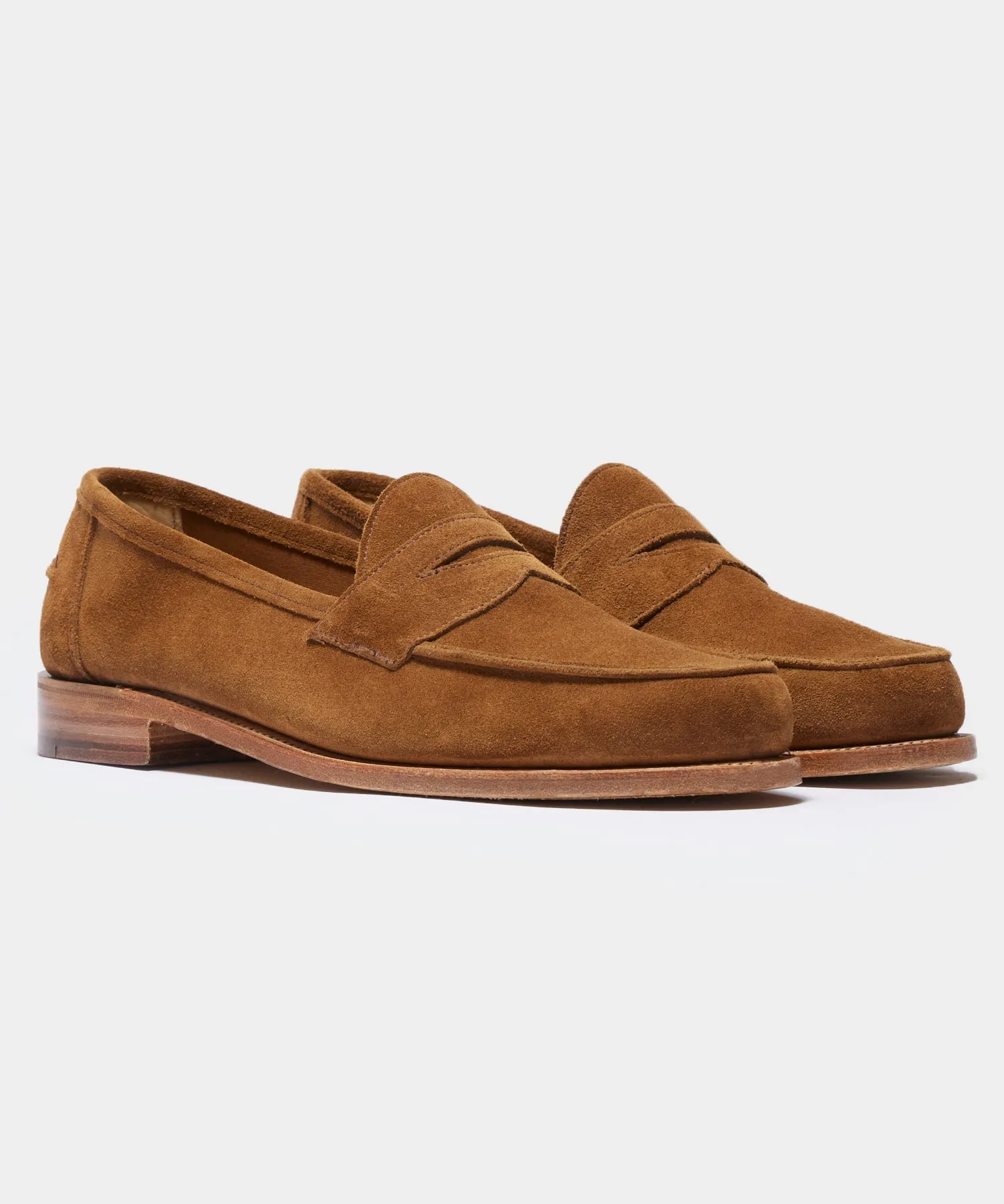 Todd Snyder x Sanders Suede Edwin Loafer sold by Todd Snyder product image thumbnail 4