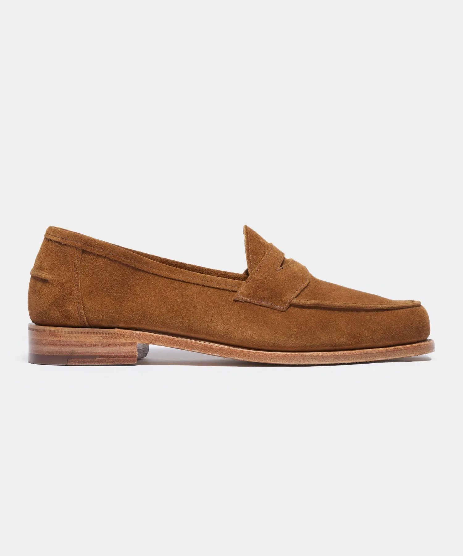 Todd Snyder x Sanders Suede Edwin Loafer sold by Todd Snyder