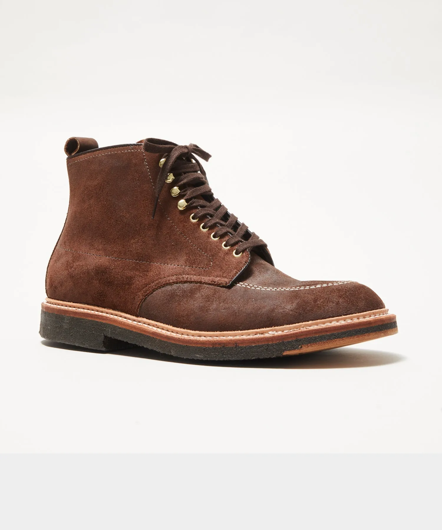 Todd Snyder x Alden Indy Reverse Chamois Leather Boot sold by Todd Snyder product image thumbnail 3