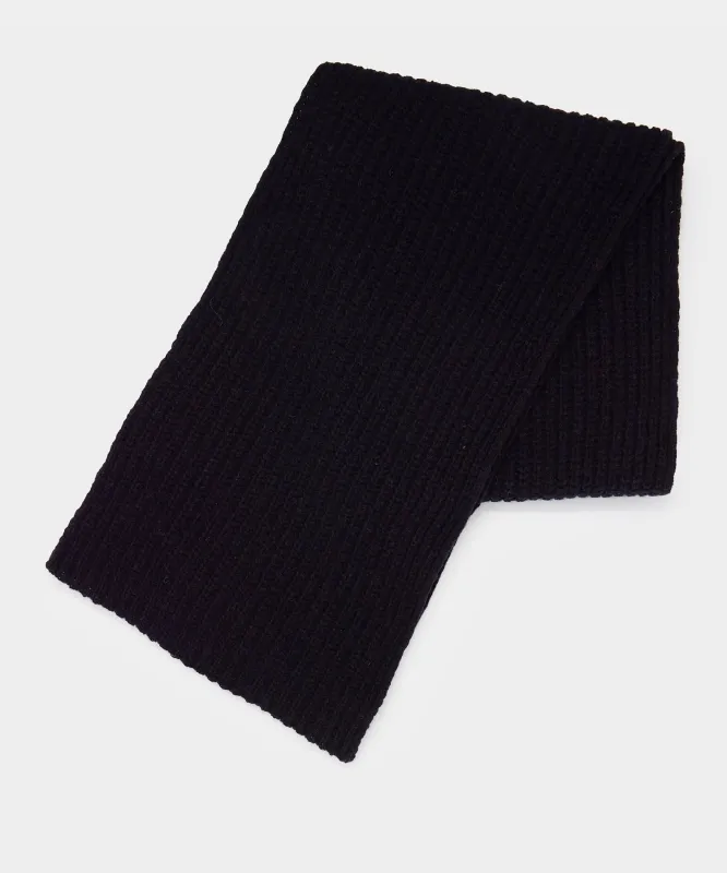 Recycled Cashmere Half Cardigan Stitch Scarf sold by Todd Snyder