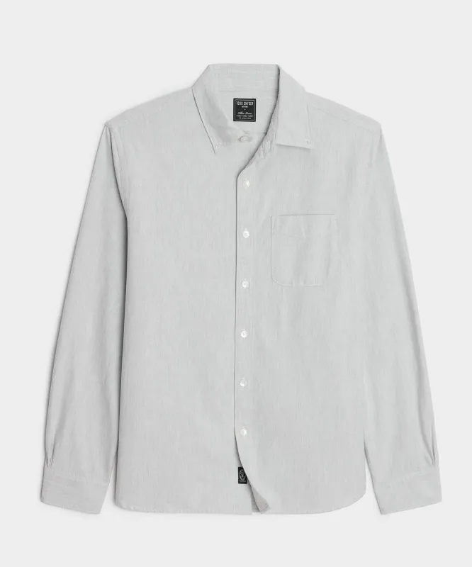 Japanese Selvedge Oxford Button-Down Collar Shirt sold by Todd Snyder