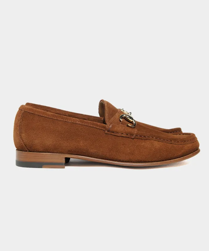 Yuketen Moc Ischia Horsebit Suede Loafer sold by Todd Snyder