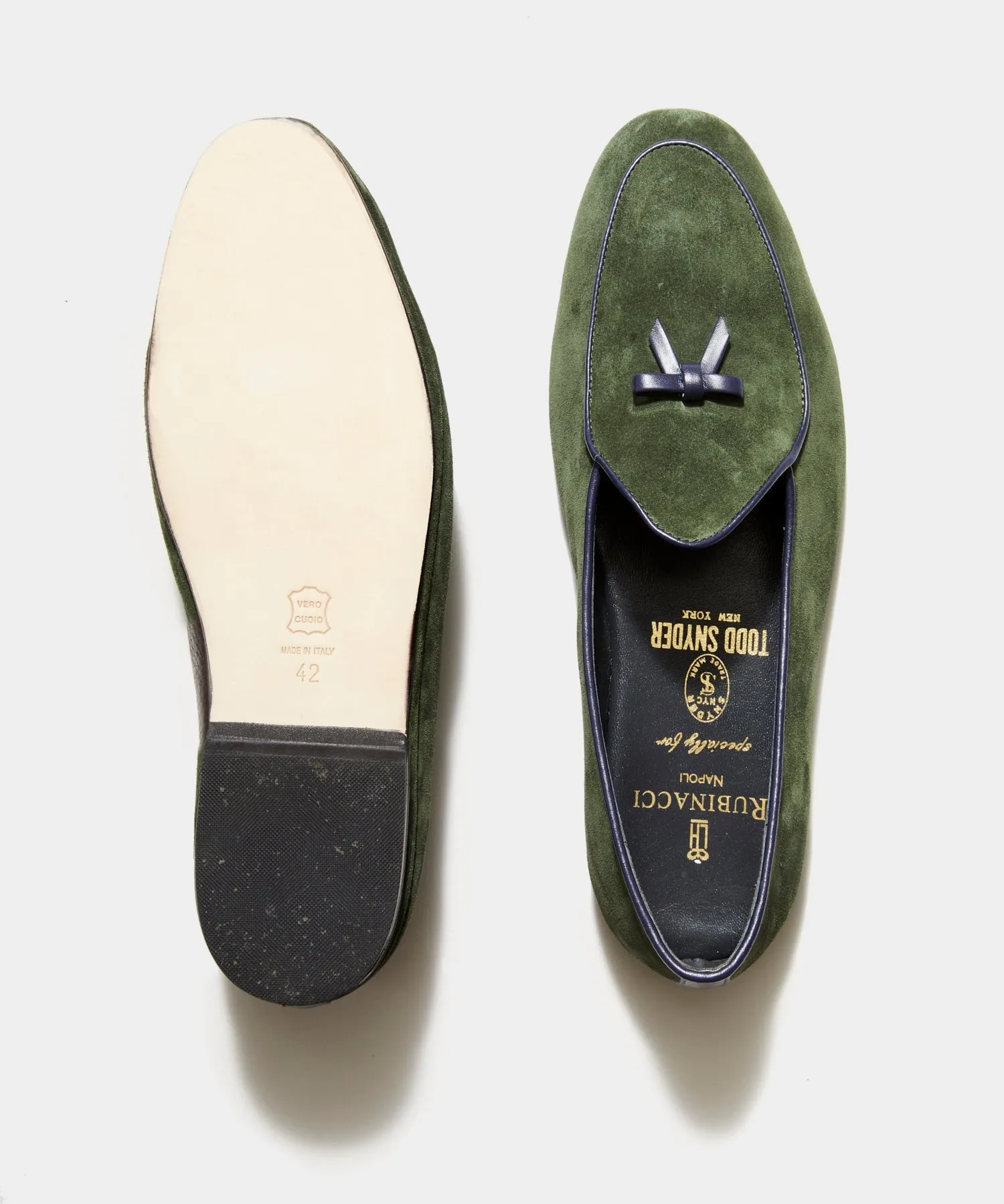 Todd Snyder x Rubinacci Suede Marphy Loafer sold by Todd Snyder product image thumbnail 4