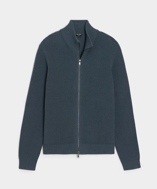 Beechwood Full-Zip Sweater sold by Todd Snyder
